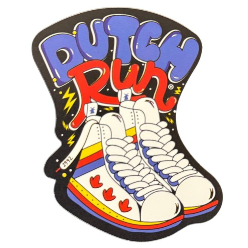 Dutch Bros Coffee 9/10/25‎ release Run Shoes Sticker